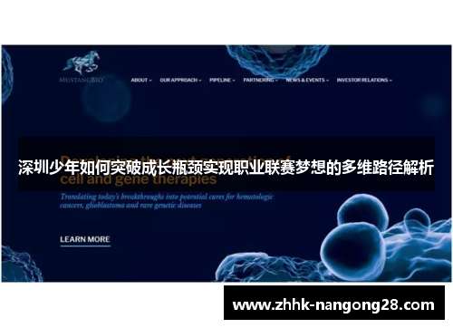 深圳少年如何突破成长瓶颈实现职业联赛梦想的多维路径解析